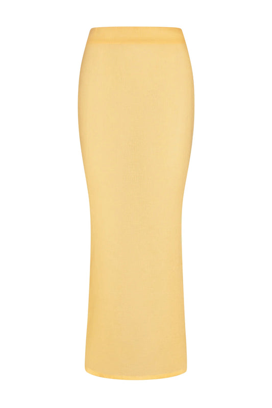 Fontelina Linen Skirt - Honey